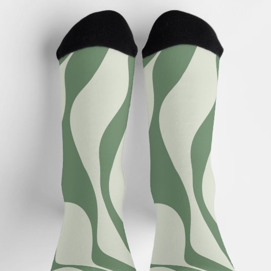 EBB und Flow 4 in grün Socken (Oben)