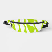 EBB und Flow 4 in Kalkgrün und Weiß Bauchtasche (Vorderseite)