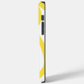 EBB und Flow 4 in Lemon Gelb und Weiß Case-Mate iPhone Hülle (Rückseite / Links)