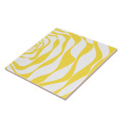 EBB und Flow 4 in Lemon Gelb und Weiß Fliese (Seite)