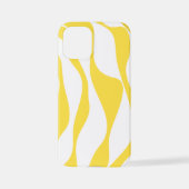 EBB und Flow 4 in Lemon Gelb und Weiß iPhone Hülle (Rückseite)