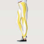EBB und Flow 4 in Lemon Gelb und Weiß Leggings (Links)