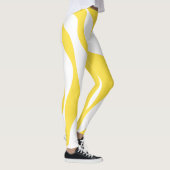 EBB und Flow 4 in Lemon Gelb und Weiß Leggings (Rechts)