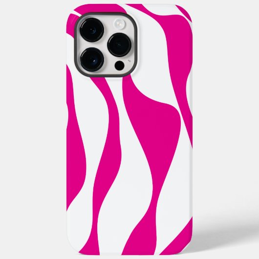 EBB und Flow 4 in Magenta und White Case-Mate iPhone Hülle (Rückseite)