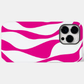 EBB und Flow 4 in Magenta und White Case-Mate iPhone Hülle (Rückseite (Horizontal))