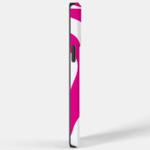 EBB und Flow 4 in Magenta und White Case-Mate iPhone Hülle (Rückseite / Rechts)