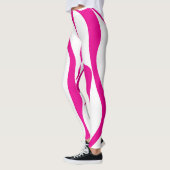 EBB und Flow 4 in Magenta und White Leggings (Links)