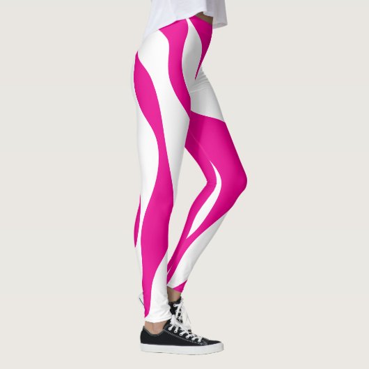 EBB und Flow 4 in Magenta und White Leggings (Rechts)