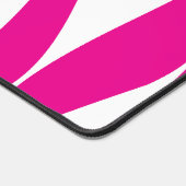 EBB und Flow 4 in Magenta und White Schreibtischunterlage (Ecke)