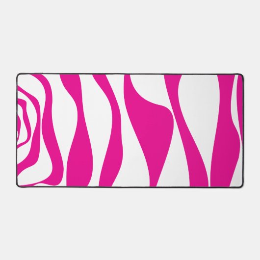 EBB und Flow 4 in Magenta und White Schreibtischunterlage (Vorderseite)