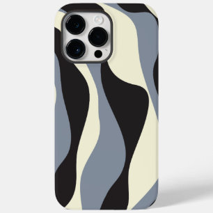 EBB und Flow 4 in Schwarz, Grau und Creme Case-Mate iPhone 14 Pro Max Hülle