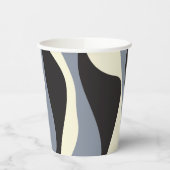 EBB und Flow 4 in Schwarz, Grau und Creme Pappbecher (Links)