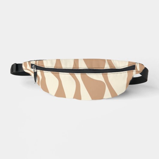 EBB und Flow 4 in Tan und Creme Bauchtasche (Vorderseite)