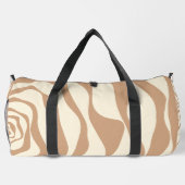 EBB und Flow 4 in Tan und Creme Duffle Bag (Rückseite)