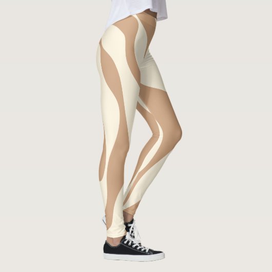 EBB und Flow 4 in Tan und Creme Leggings (Rechts)