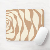 EBB und Flow 4 in Tan und Creme Mousepad (Mit Mouse)