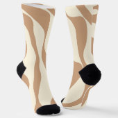 EBB und Flow 4 in Tan und Creme Socken (Gewinkelt)