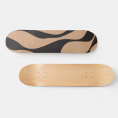 EBB und Flow 4 in Tan und Schwarz Skateboard (Horizontal)