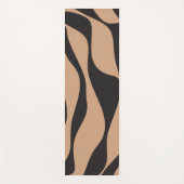 EBB und Flow 4 in Tan und Schwarz Yogamatte (Vorderseite)