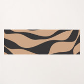 EBB und Flow 4 in Tan und Schwarz Yogamatte (Vorderseite (Horizontal))