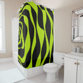 EBB und Flow 4 - Kalkgrün Duschvorhang (Beispiel)