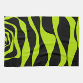 EBB und Flow 4 - Kalkgrün Geschirrtuch (Horizontal)