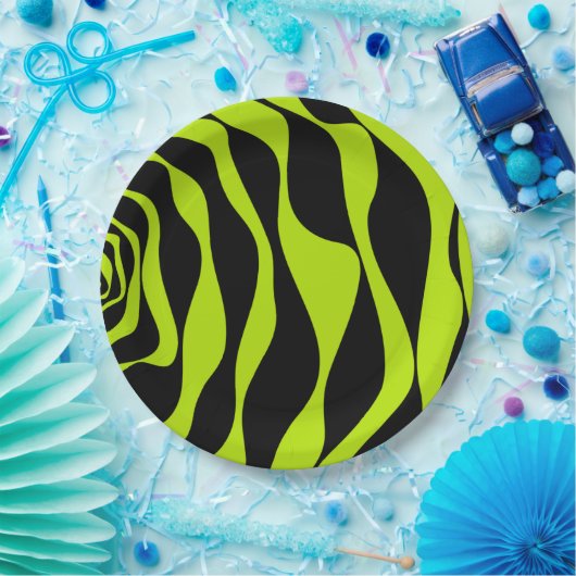 EBB und Flow 4 - Kalkgrün Pappteller (Party)