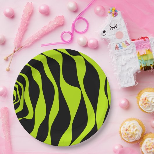 EBB und Flow 4 - Kalkgrün Pappteller (Party)