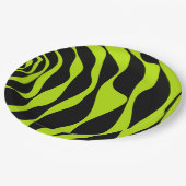 EBB und Flow 4 - Kalkgrün Pappteller (Schrägansicht)