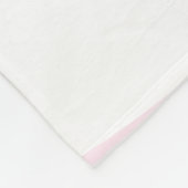 EBB und Flow 4 - Pastellrosa, Gelb und Lila Fleecedecke (Ecke)