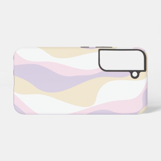 EBB und Flow 4 - Pastellrosa, Gelb und Lila Samsung Galaxy Hülle (Rückseite (Horizontal))