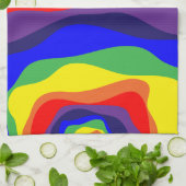 EbB und Flow 4 Rainbow Geschirrtuch (Gefaltet)