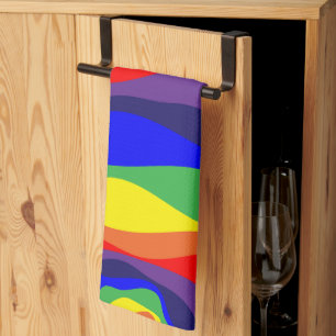 EbB und Flow 4 Rainbow Geschirrtuch