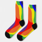 EbB und Flow 4 Rainbow Socken (Linkes Detail)