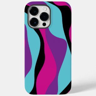 EBB und Flow 4 - Rosa, Lila, Blau und Schwarz Case-Mate iPhone 14 Pro Max Hülle