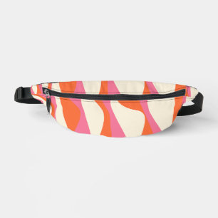 EBB und Flow 4 - Rosa, Orange und Creme Bauchtasche