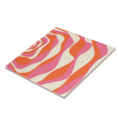 EBB und Flow 4 - Rosa, Orange und Creme Fliese (Seite)