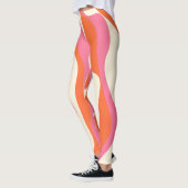 EBB und Flow 4 - Rosa, Orange und Creme Leggings (Links)