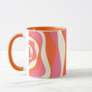EBB und Flow 4 - Rosa, Orange und Creme Tasse