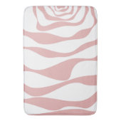 EBB und Flow 4 - Rosa und Weiß Badematte (Vorderseite Vertikal)