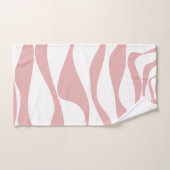 EBB und Flow 4 - Rosa und Weiß Badhandtuch Set (Handtuch)