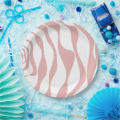 EBB und Flow 4 - Rosa und Weiß Pappteller (Party)