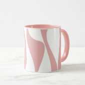EBB und Flow 4 - Rosa und Weiß Tasse (VorderseiteRechts)