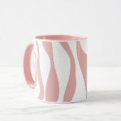 EBB und Flow 4 - Rosa und Weiß Tasse (Vorderseite Links)