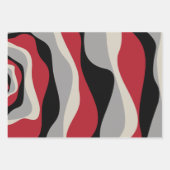 EBB und Flow 4 - Rot, Grau, Schwarz und Knochen we Geschenkpapier Set (Vorderseite 2)