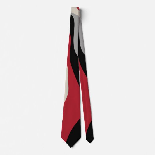 EBB und Flow 4 - Rot, Grau, Schwarz und Knochen we Krawatte (Vorderseite)