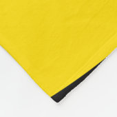 EBB und Flow 4 - Schwarz, Rosa, Orange und Gelb Fleecedecke (Ecke)