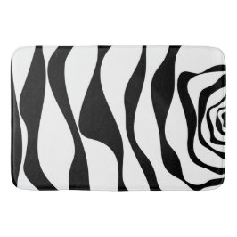 EBB und Flow 4 - Schwarz und Weiß Badematte