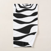 EBB und Flow 4 - Schwarz und Weiß Badhandtuch Set (Handtuch)