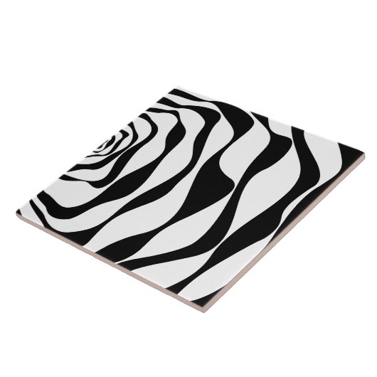 EBB und Flow 4 - Schwarz und Weiß Fliese (Seite)